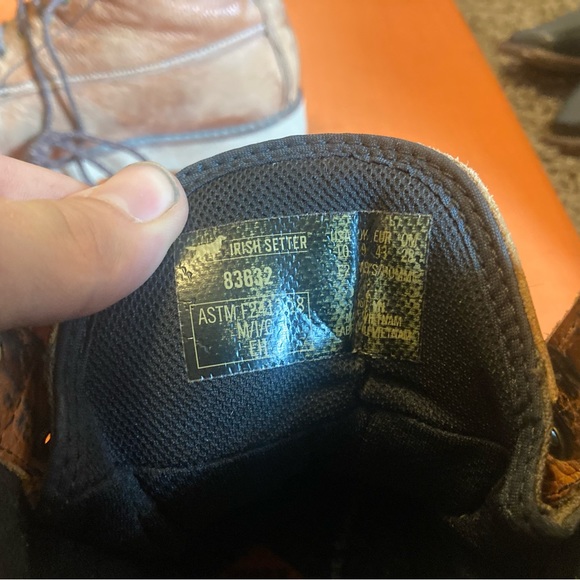 Irish deterred wing boots water proof good condition size 10 composite toe - Picture 5 of 5